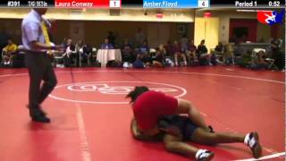 NYAC 72 KG  15875 lbs Laura Conway vs Amber Floyd [upl. by Primaveras]