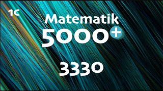 Matematik 5000 1c 3330 matte 1c [upl. by Ylekalb]