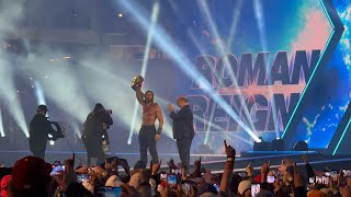 ROMAN REIGNS MAKES HIS GRAND ENTRANCE at WRESTLEMANIA XL  Night 1 [upl. by Valentia494]