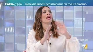 Migranti duro scontro tra Vittoria Baldino e Tommaso Cerno quotStupidaggini facciamo un [upl. by Zasuwa]