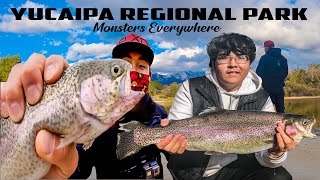 YUCAIPA REGIONAL PARK FISHING  PERSONAL BEST [upl. by Corrinne]