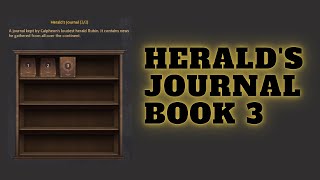 Heralds Journal Book 3  Black Desert Online [upl. by Zachary]