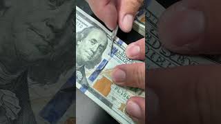 How to Spot Fake Money vs Real Money FakeMoney CounterfeitCash SecurityFeatures MoneyLumps [upl. by Elenore]