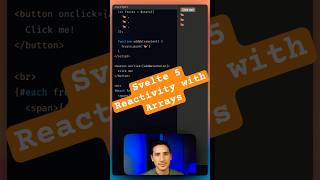 Svelte 5 Reactivity with Arrays svelte sveltekit coding programming [upl. by Iliam]