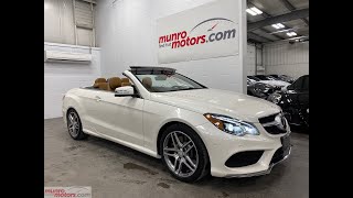 2016 MercedesBenz SOLD SOLD SOLD 2dr Cabriolet E 400 RWD Distronic NAV HarmonKardon just 80k kms [upl. by Aiciruam]