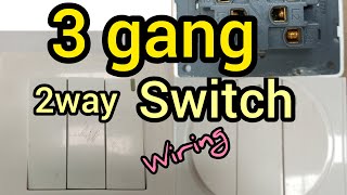 3 GANG SWITCH WIRING [upl. by Dunlavy]