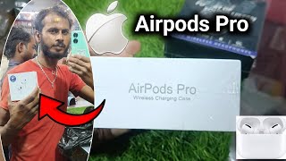 New Airpods Pro Unboxing and First Impressions [upl. by Aynotan575]