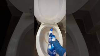 🤢😳Removing limescale with Lysol toilet bowl cleaner cleantok asmrcleaning cleaning [upl. by Leen]