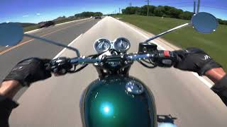 2022 Bonneville T120 Goldline  Test Ride [upl. by Annahsed]