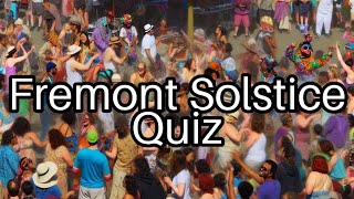 Discover the Fremont Solstice Fun Quiz 🐼  Test Your Knowledge of This Unique Parade [upl. by Aitnyc30]