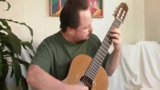 Greensleeves David Knauber classical guitar [upl. by Donahue396]