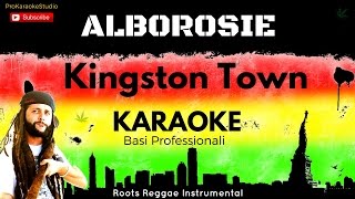 KINGSTON TOWN Alborosie BASE KARAOKE Professionale  CORI e TESTO Hd [upl. by Eecak]