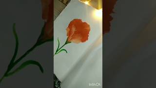 Acrylic One Stroke Flower Painting 🏵️✨ easypainting art flowers🏵️ hobby shortsvideo shorts [upl. by Sussna]