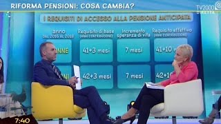 Riforma pensioni cosa cambia [upl. by Eynobe362]