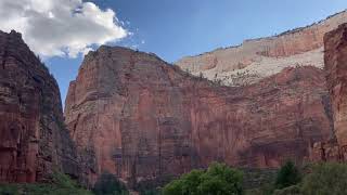 Zion national Park Shuttle bus tour Video shuttlebus National Park Zion ￼ [upl. by Rufina]