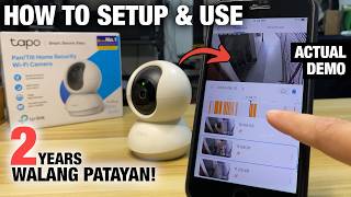 Tapo C200 Wifi Camera Setup  How to Install amp Use App [upl. by Dahij944]