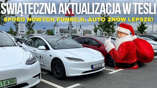 TESLA  świąteczna aktualizacja  dużo przydatnych funkcji [upl. by Varin]