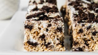 Gooey Oreo Rice Krispie Treats [upl. by Shena]