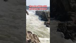 Dhuadhar Waterfall Bhedaghat Jabalpur A must visiting Place nature trending [upl. by Ecnerewal]