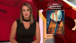 MDOT suspending construction work for weekend [upl. by Assirralc76]