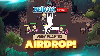 NEW play to earn game The beacon Gameplay AD Pixels online gameplay Spellborne gameplay [upl. by Yelnoc]