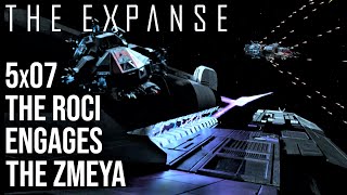 The Expanse  5x07  The Roci Engages The Zmeya [upl. by Ahseer885]