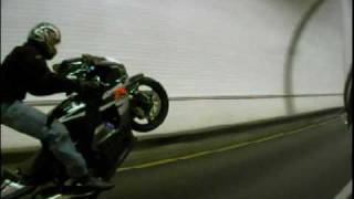 2004 Suzuki GSXR 1000 Wheelies also topping out speedo 186MPH [upl. by Inaffit971]