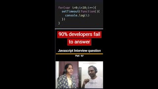 Javascript Interview question  Part 67 shorts coding reactjsinterviewquestions javascript [upl. by Riorsson247]