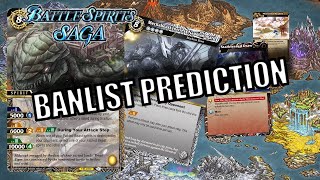 WHO WILL GO BANLIST PREDICTION Battle Spirits Saga battlespiritssaga [upl. by Ailehpo]