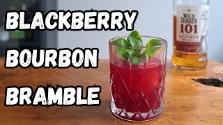 You NEED to Try This  Blackberry Bourbon Bramble Cocktail Recipe [upl. by Nylitsirk535]