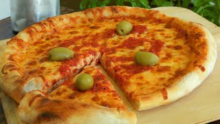 Masa de Pizza Casera SIN AMASAR  Estilo Napolitana  CUKit [upl. by Notniuqal]