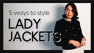 How to style a TWEED LADY JACKET  From casual to glam [upl. by Mochun744]