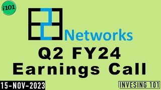 E2E Networks Limited Q2 FY24 Earnings Call  E2E Networks Limited Concall  2024 Q2 Results [upl. by Moncear]