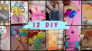 12 Easy DIY Projects for School  Creative amp Fun Ideas to Try 🌟✂️ creativeartdiy [upl. by Debbra]