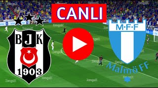 MALMO FF BEŞİKTAŞ MAÇI CANLI İZLE  eFootball Türkçe Simülasyon [upl. by Tnilc778]