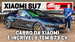 Xiaomi SU7 Max primeiro carro da Xiaomi REALMENTE É BOM Dirigimos no BRASIL [upl. by Neidhardt]