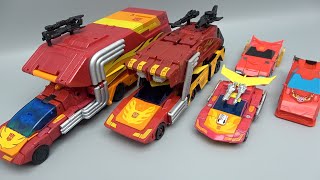 TRANSFORMERS HOT ROD RODIMUS PRIME TRANSFORMATION [upl. by Arrat]