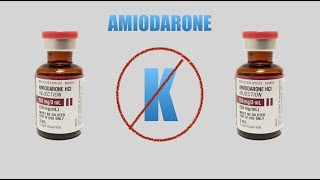 5 Minute EMS Review Amiodarone  EMS Pharmacology [upl. by Eilagam]