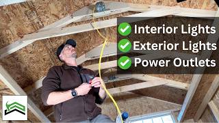 DIY Guide To Wiring A Shed For Electricity [upl. by Nellac548]