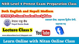 NRB Level 4 Pretest Exam Preparation Class Lecture Class 5 [upl. by Sinclare]