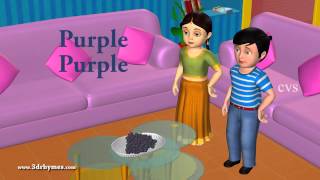 Learn Colors song for children  3d animation preschool nursery rhymes [upl. by Steck]