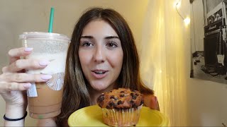 ASMR Soft spoken ramble and snacking 💖First vid on new camera [upl. by Tyika]