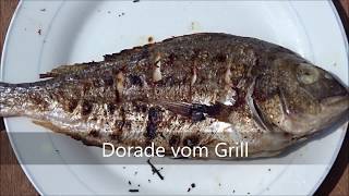 Dorade vom Grill  Fisch vorbereiten und grillen [upl. by Lotus936]