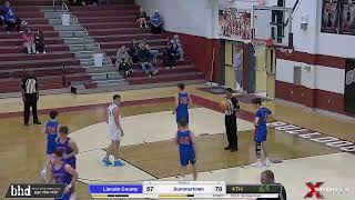 Summertown High School vs Lincoln County High School Mens Basketball  11222023 Cornersville … [upl. by Jacquenette338]