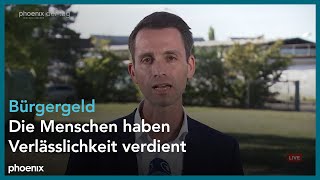 Andreas Audretsch B90Grüne zur Debatte um die Senkung des Bürgergeldes  120824 [upl. by Leffert341]