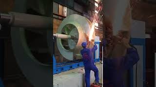 Large Fan Impeller Balancing Machine PHW10000 [upl. by Corliss497]