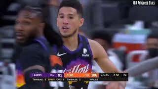 Career Game 379 Devin Booker Scoring Highlights vs LAL 03212021 [upl. by Tami610]