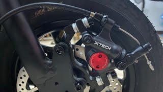 Fiido Q1S Zoom Xtech HB100 Brakes Upgrade [upl. by Medwin226]