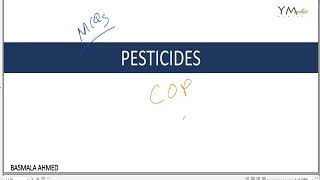 Pesticides cholinergic toxidrome [upl. by Nosmoht539]