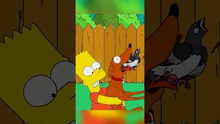 The dog eats Bart’s pigeon 😭 thesimpsons shorts [upl. by Shotton759]